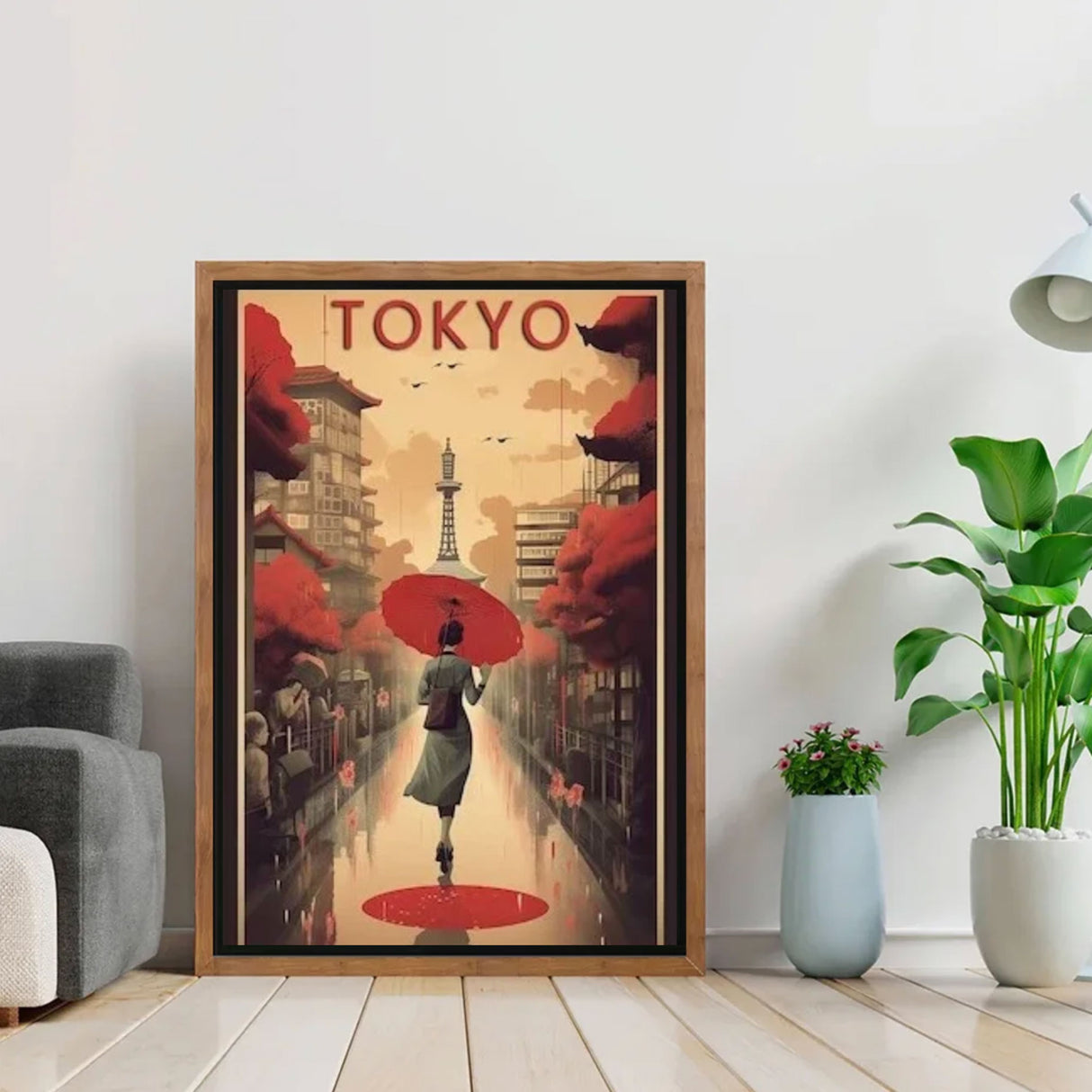 Tableau japonais vintage Tokyo