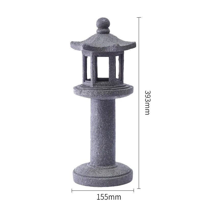 Japanese stone imitation lantern