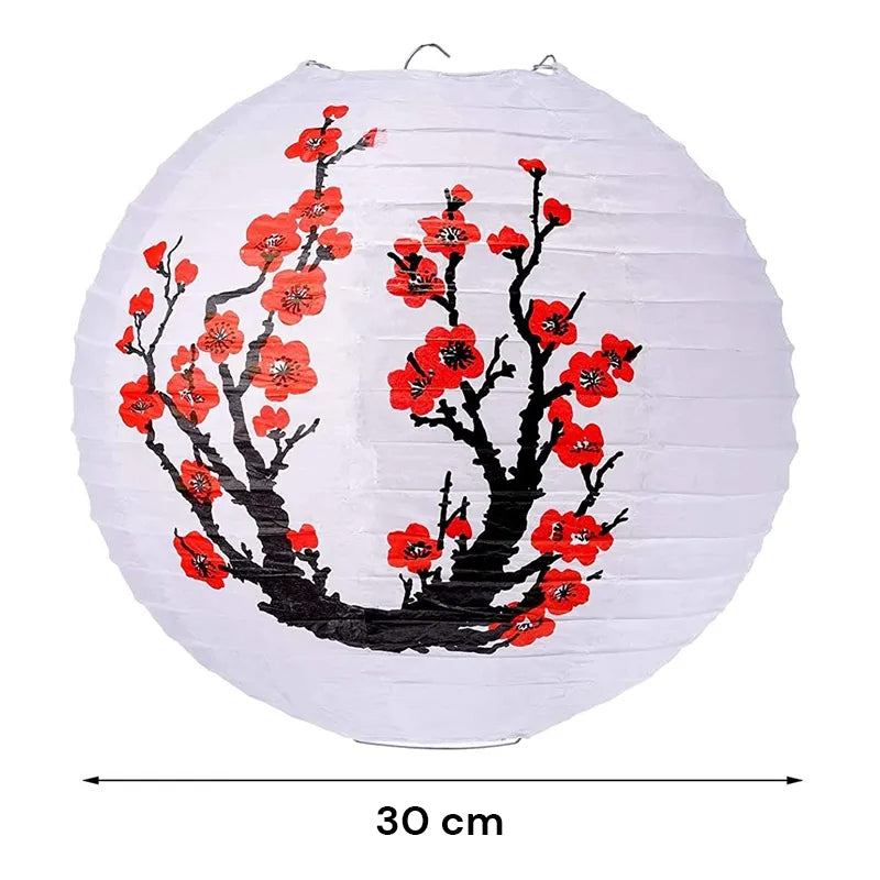 lanterne japonaise à fleurs cerisier