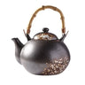 Traditional Japanese round teapot
