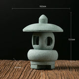 Japanese stone garden lantern
