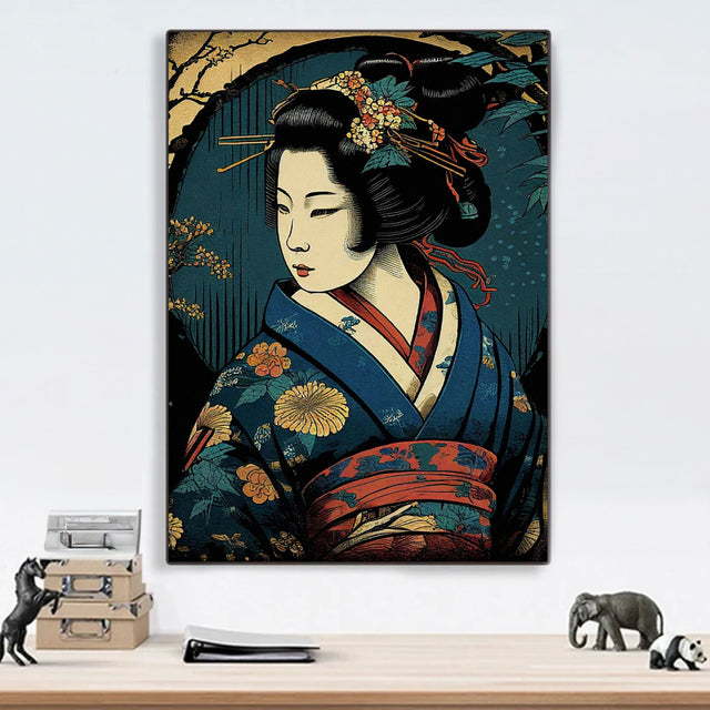 Tableau Japonais Geisha