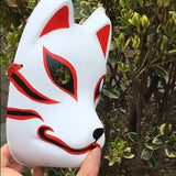 masque japonais kitsune plastique