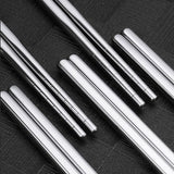 Japanese metal chopsticks (set of 5)