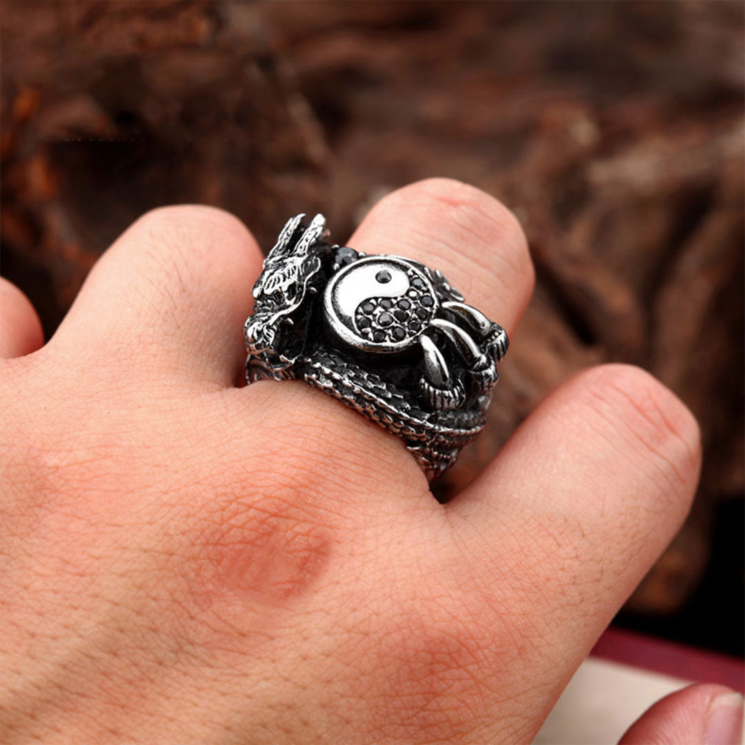 Bague yin online yang