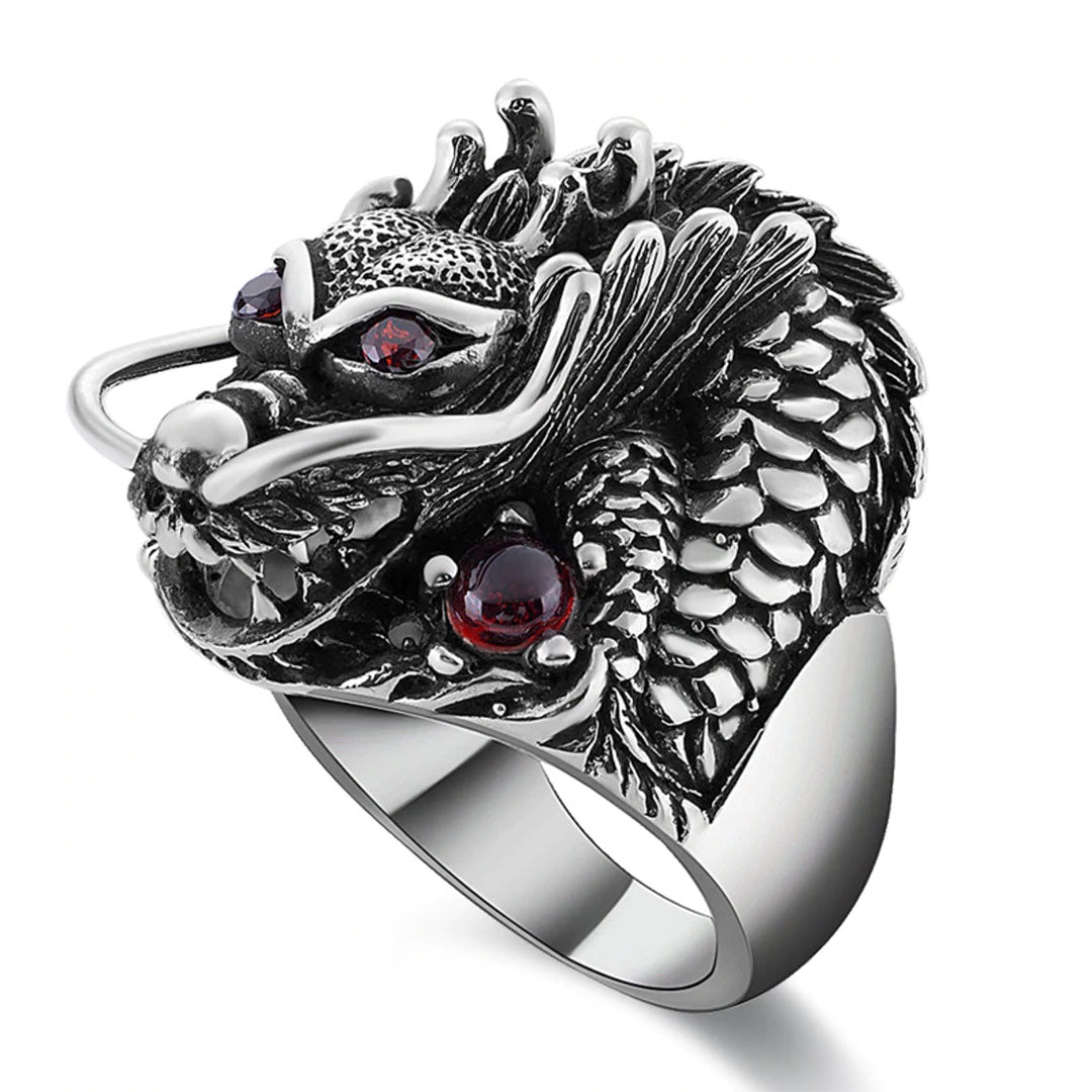 Japanese Dragon Head Ring In the heart of Japan Au coeur du Japon