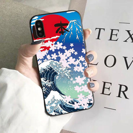 coque-japonaise-mont-fuji-et-vague