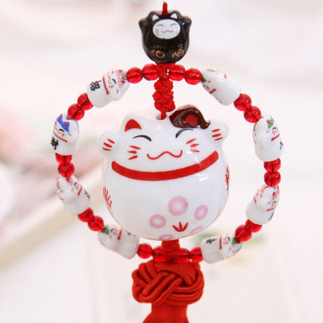 porte-bonheur-pendentif-chat-japonais