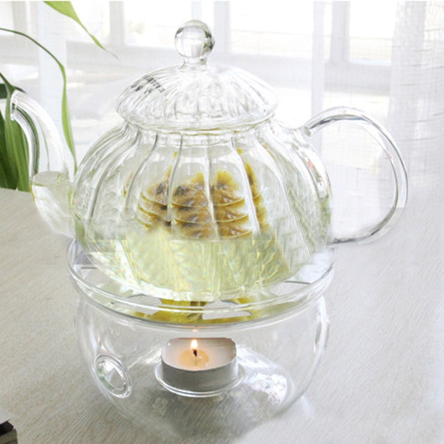 Glass Teapot & Warmer