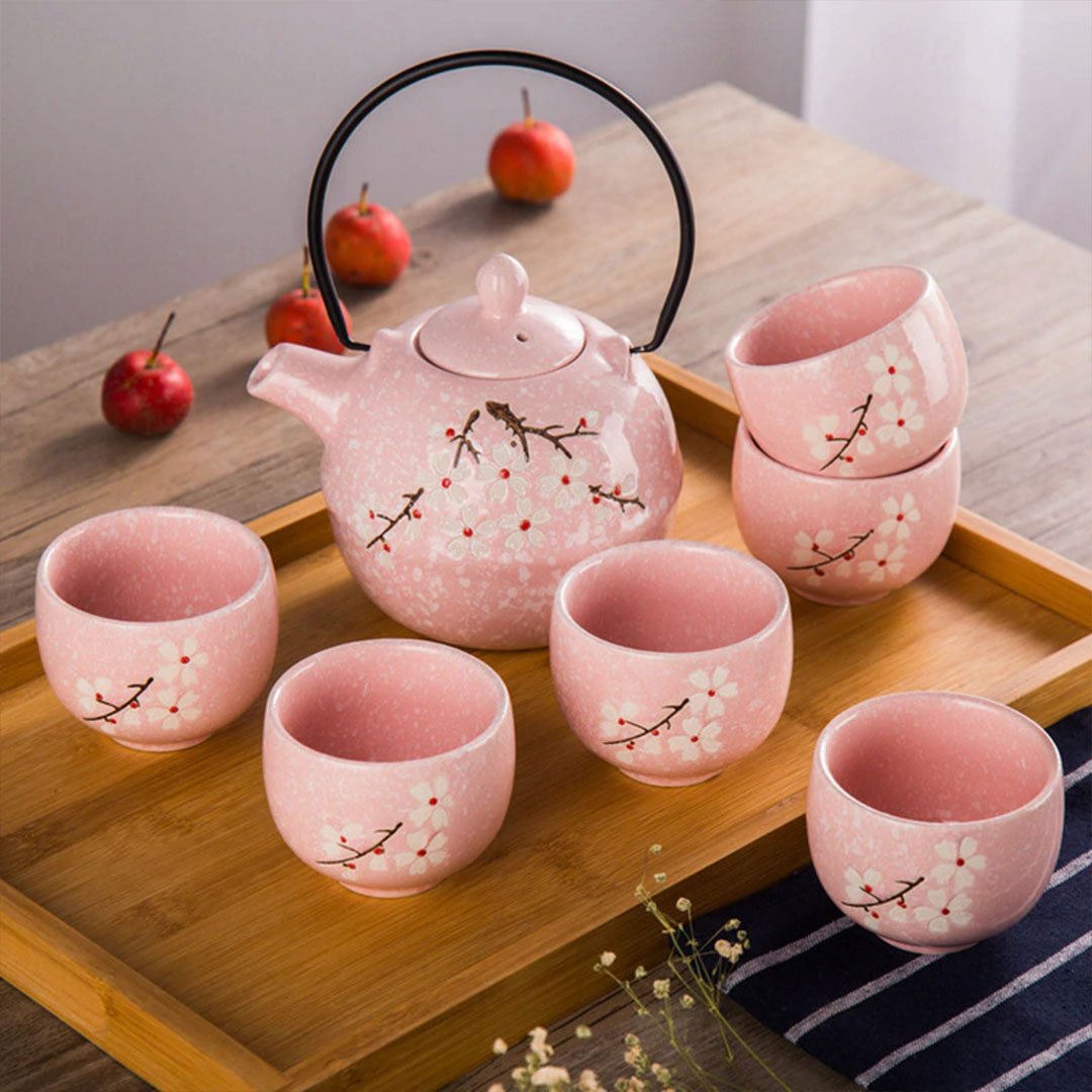 Service à thé/café en porcelaine fine japonaise ancien
