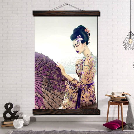 tableau-japonais-dame