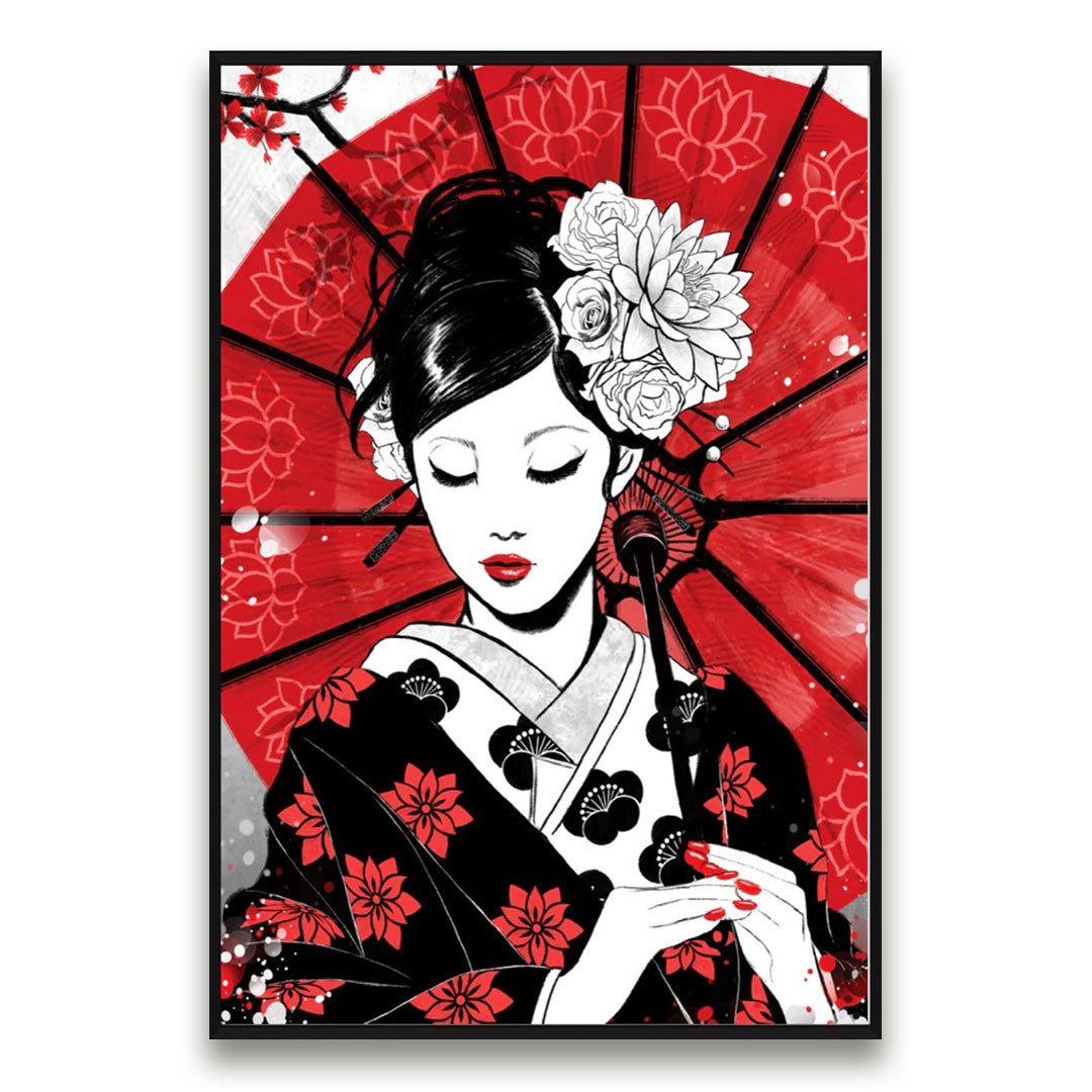 tableau-japonais-femme-japonaise