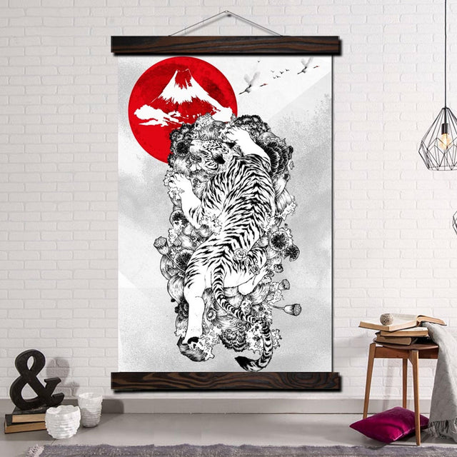 tableau-japonais-tigre-blanc