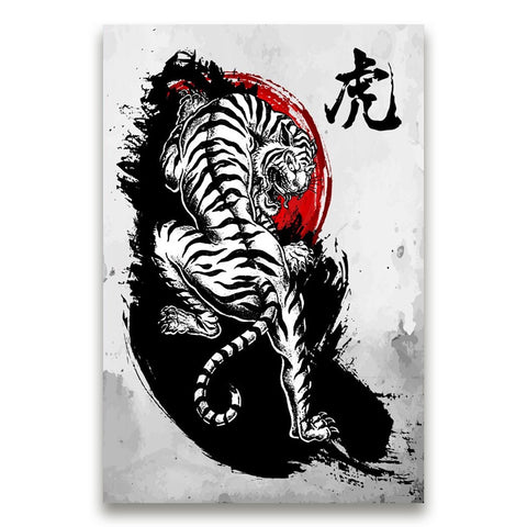 tableau-japonais-tigre