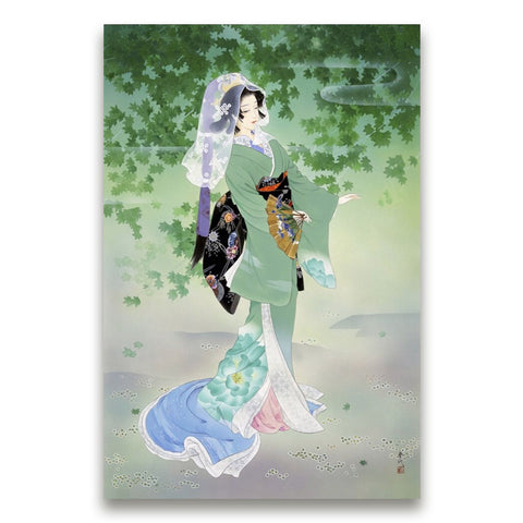 tableaux-japonais-geisha-nature