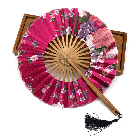 eventail-japonais-rond-fushia